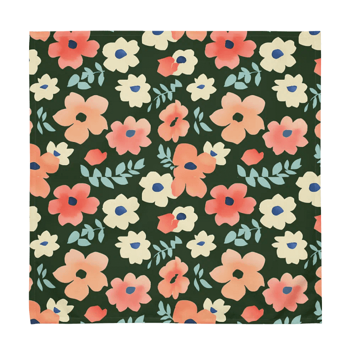 Floral Harmony Cloth Napkin Set (4) product image (2)