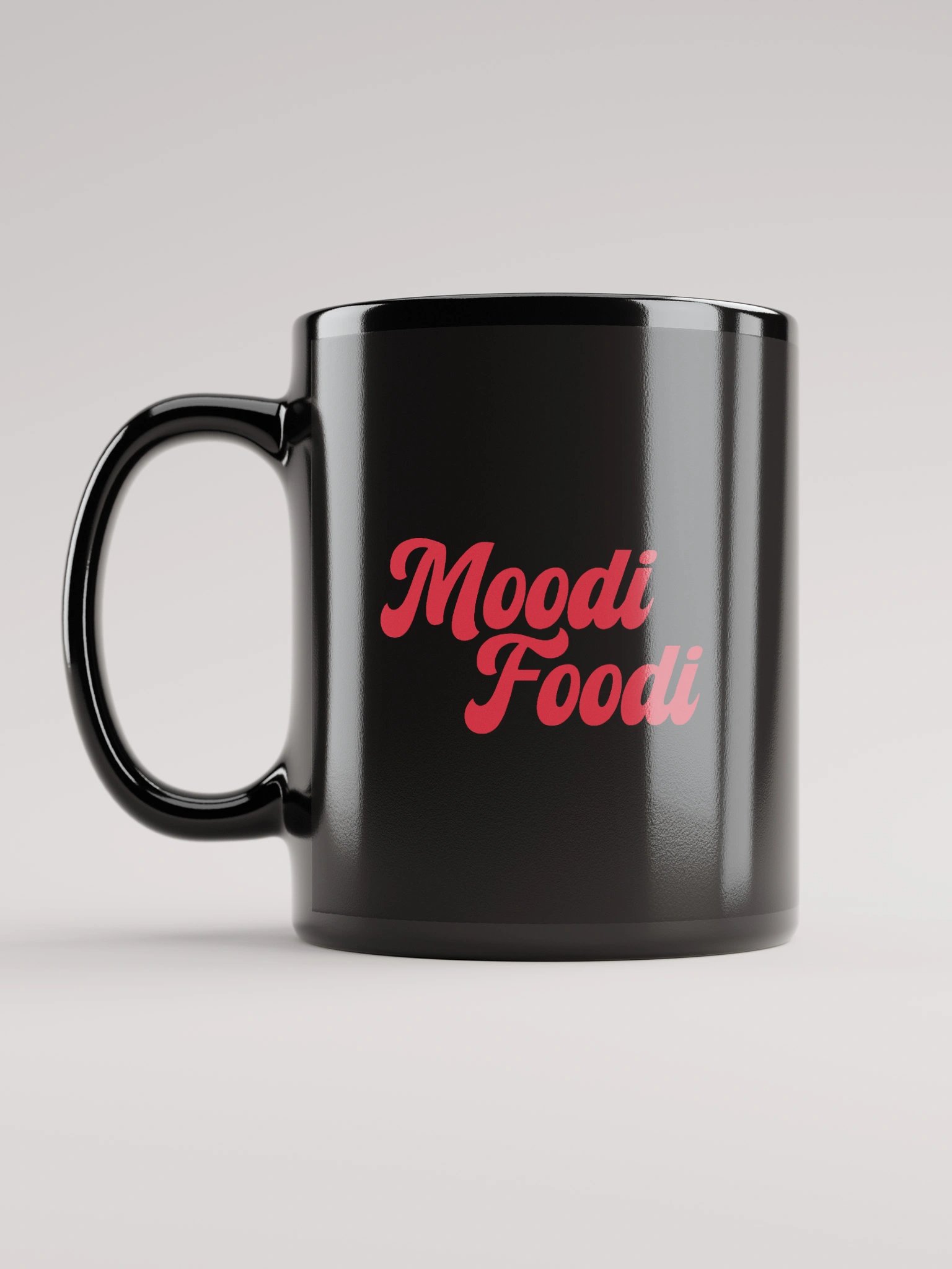 Moodi Foodi Originals Black Mug – Ketchup with Matte Center Finish product image (5)