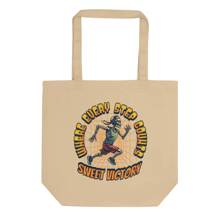 Where Every Step Counts Sweet Victory Runner Skeleton Tote Bag product image (1)