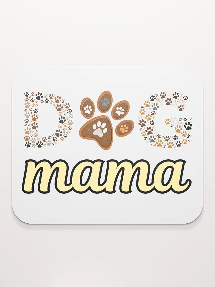 Dog Mama Paw Print Paw-fect Mouse Pad product image (1)
