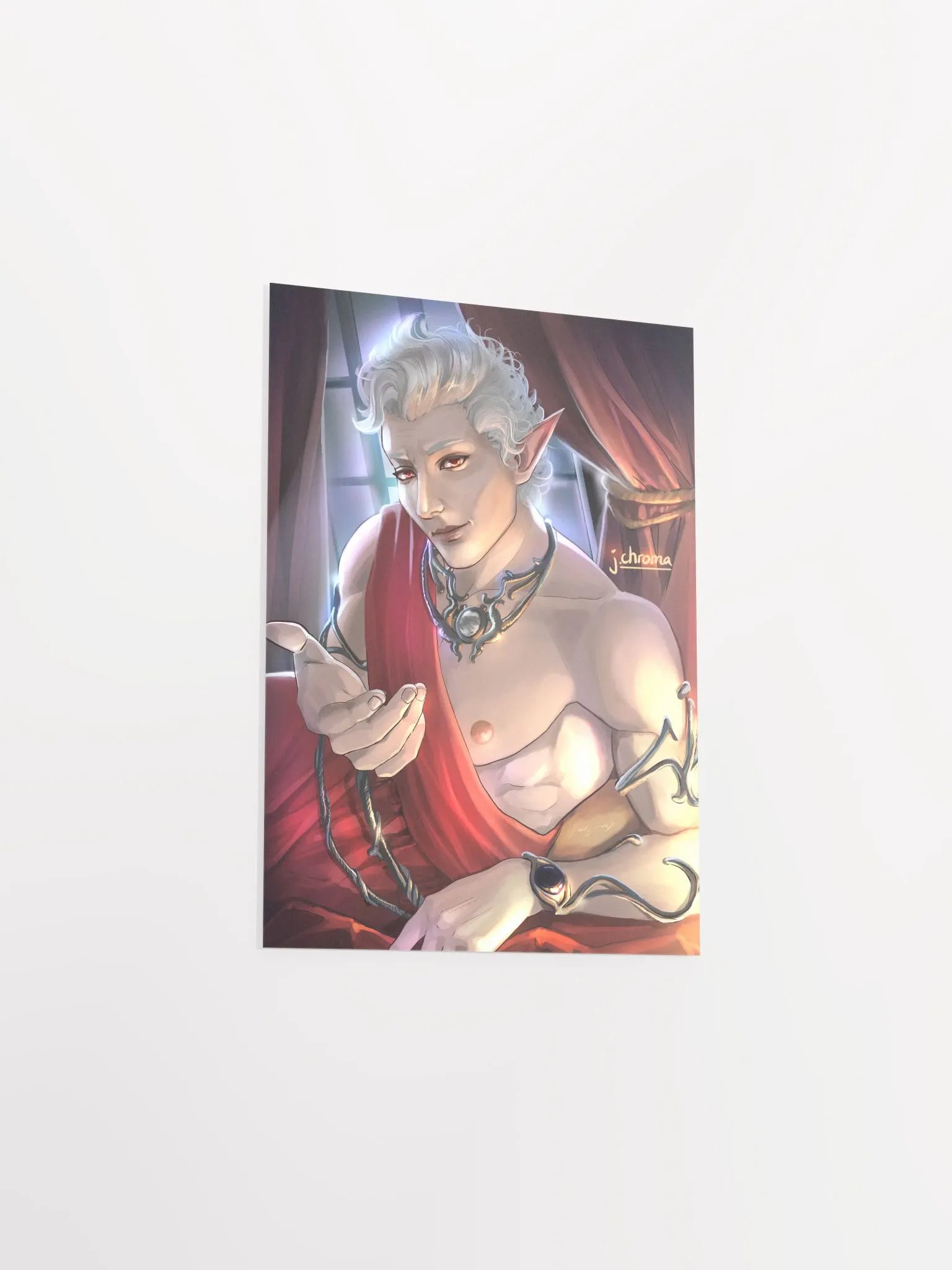 Vampire Valentine - Romantic Pinup Game Fanart - Art by CosmicChroma product image (11)