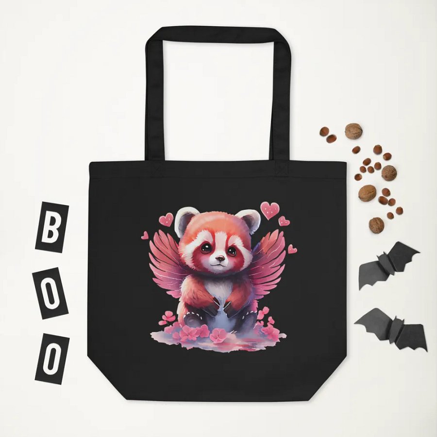 Love-Struck Red Panda Eco Tote product image (7)