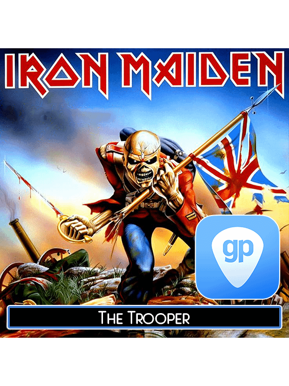 The Trooper PDF TAB + Backing Track MP3 product image (1)