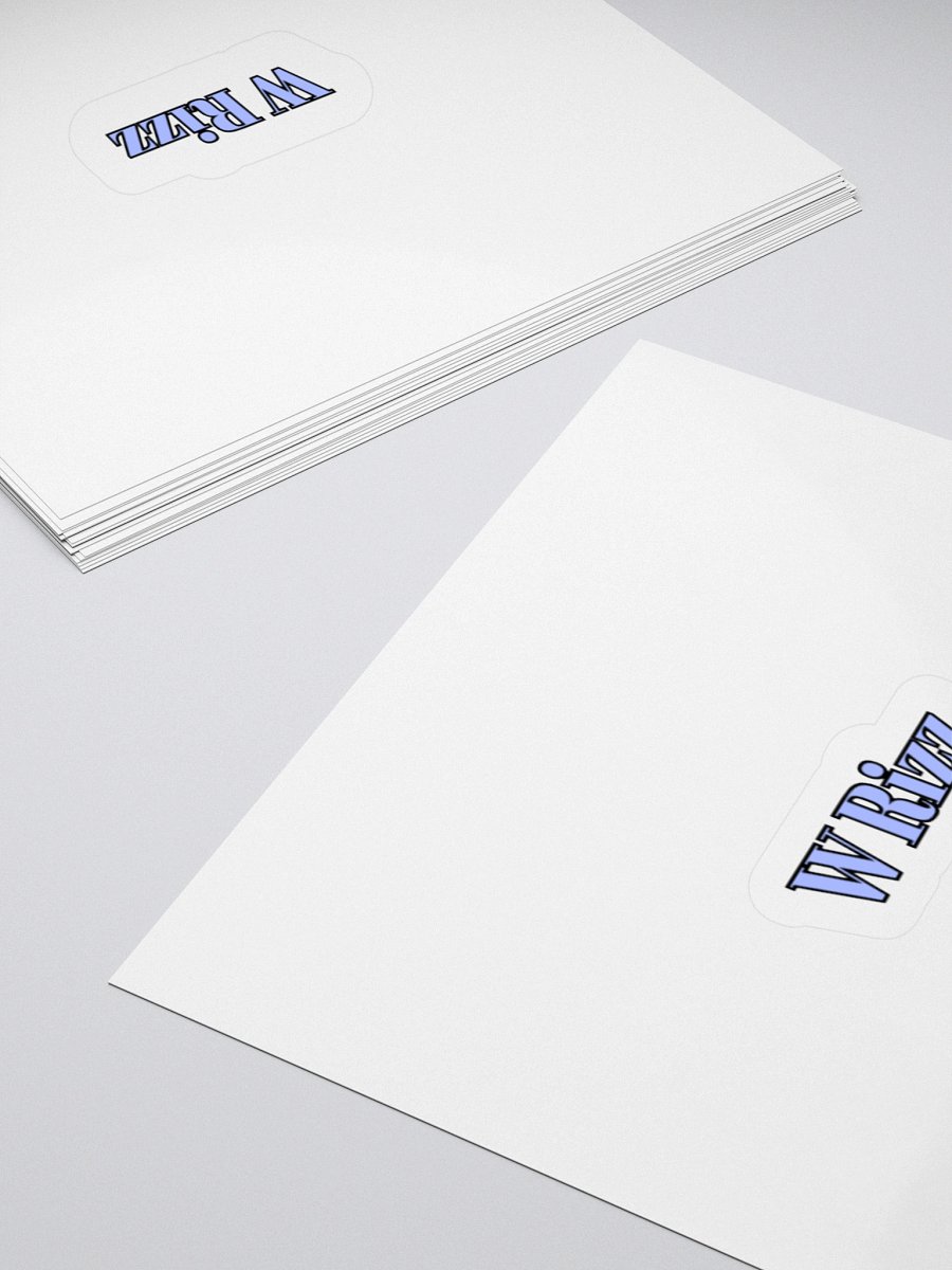 W Rizz Meme Sticker. product image (4)