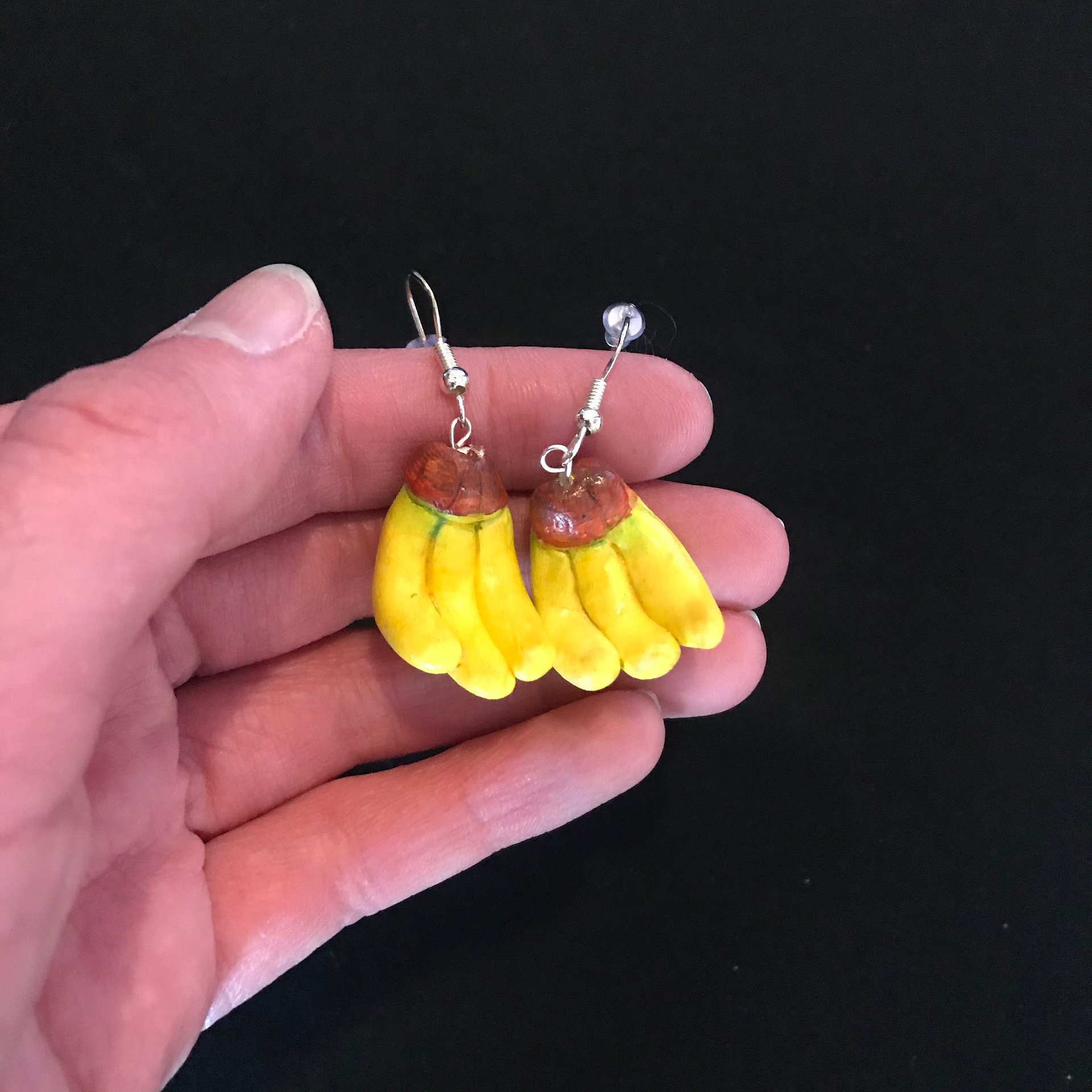 Banana Clay Earrings product image (1)