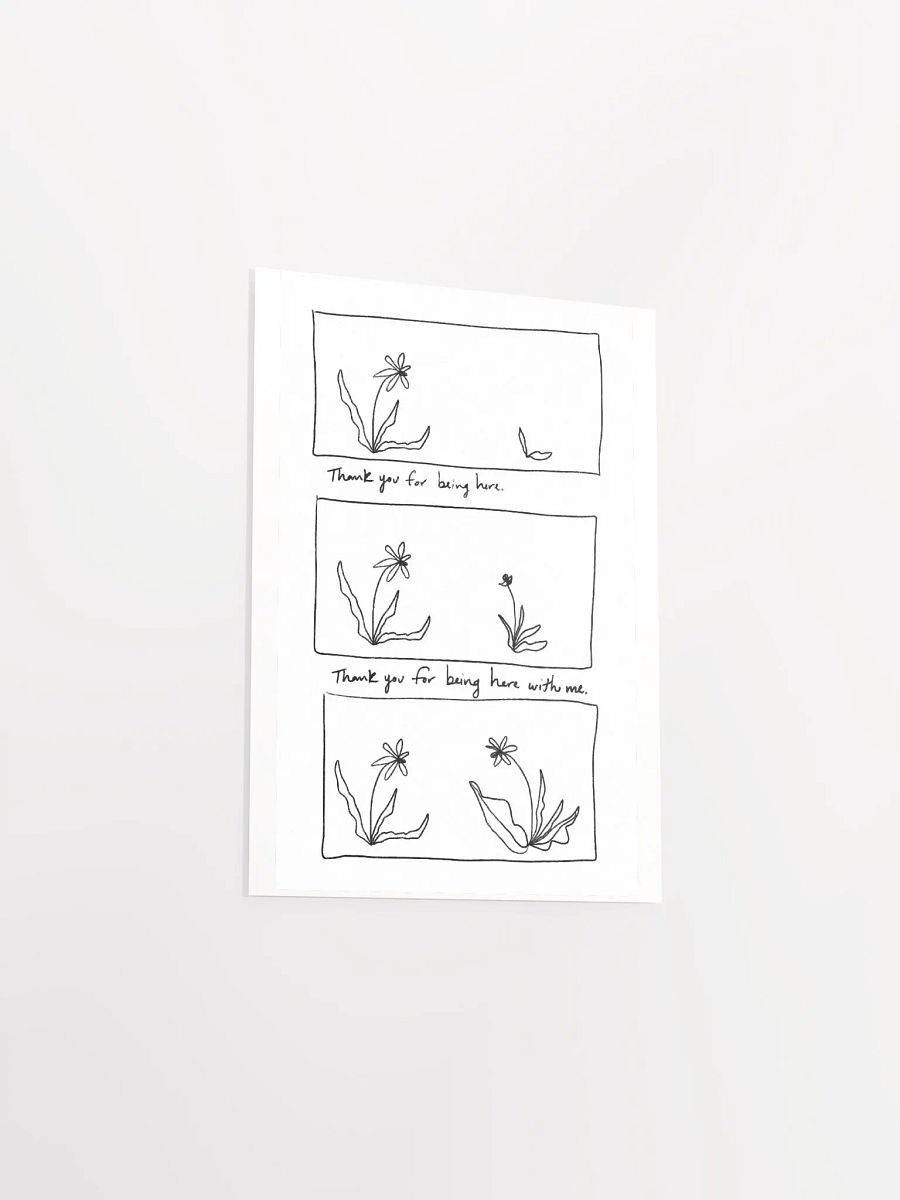 Thank You For Being Here Art Print product image (3)