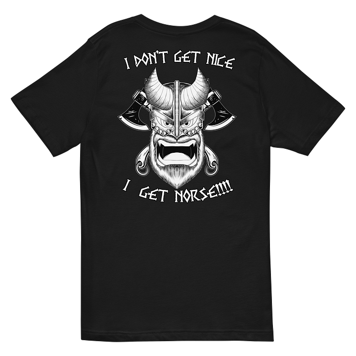 I don't get nice, I get Norse!!! (V neck Back) product image (2)
