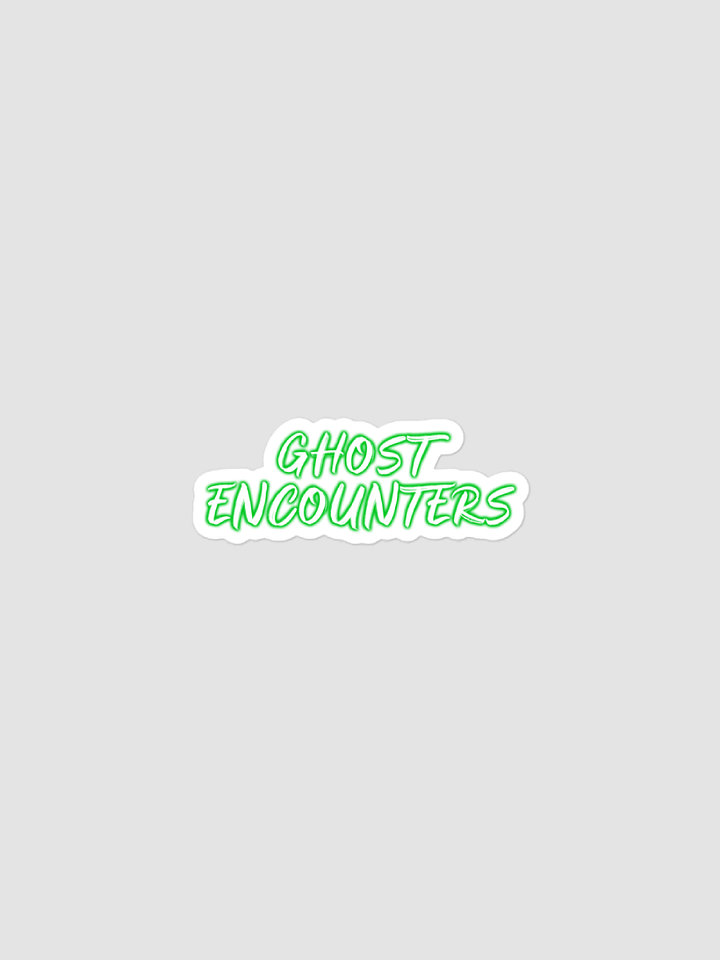 Ghost Encounters Kiss Cut Sticker product image (1)
