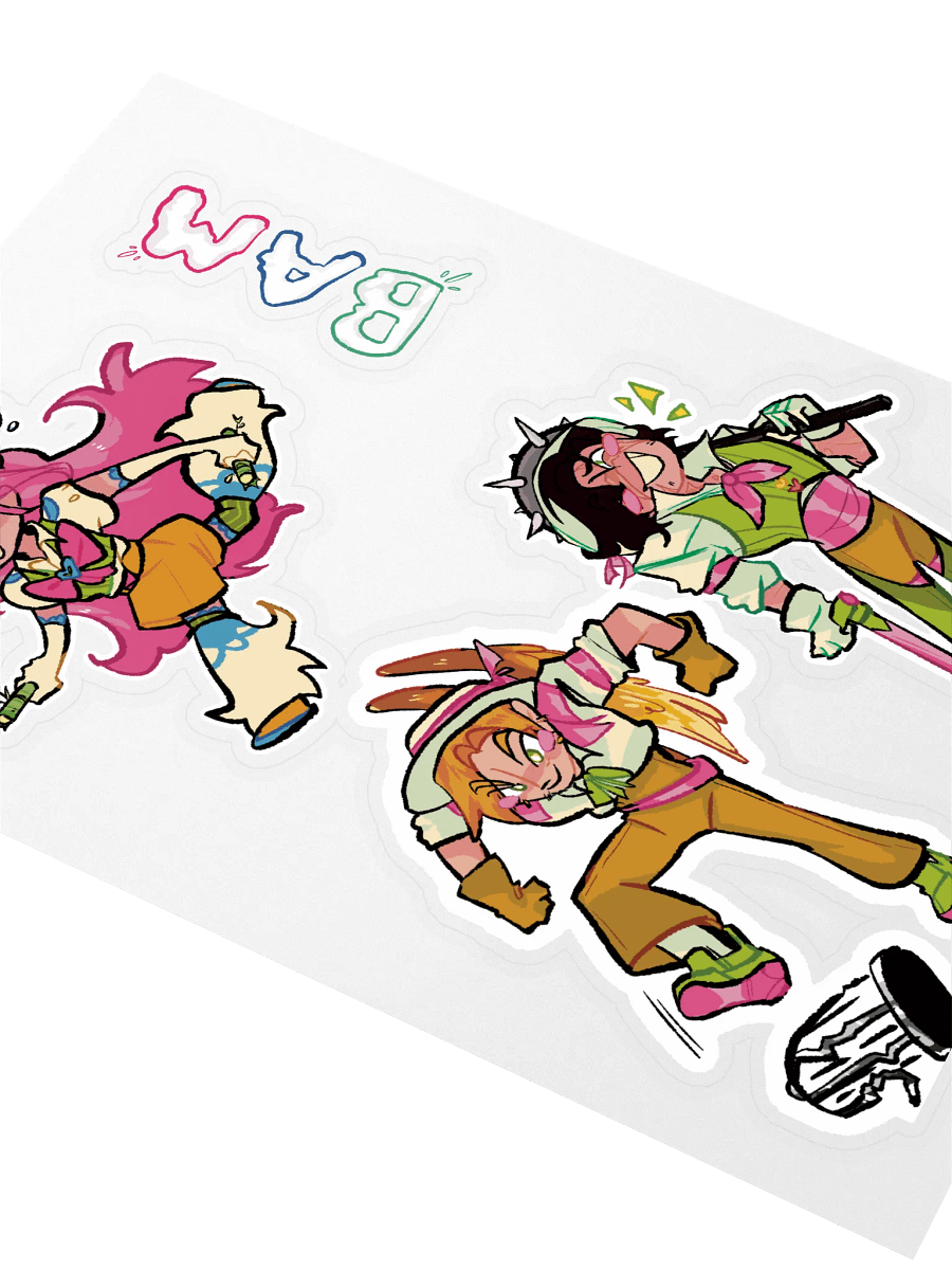 Bamboozler group sticker sheet! product image (2)