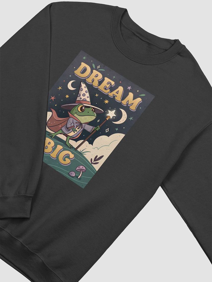Dream Big Wizard Frog Crewneck Sweatshirt product image (19)
