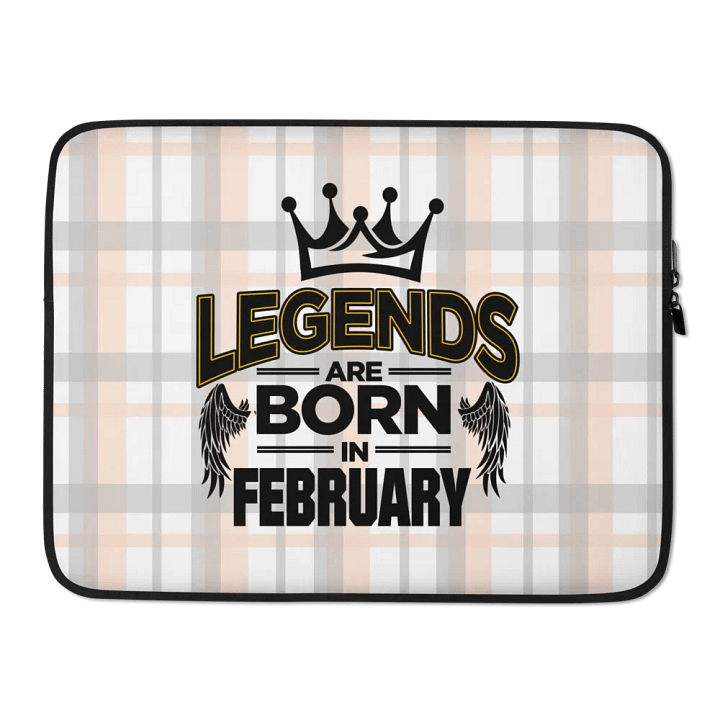 February Legends Laptop Sleeve product image (2)