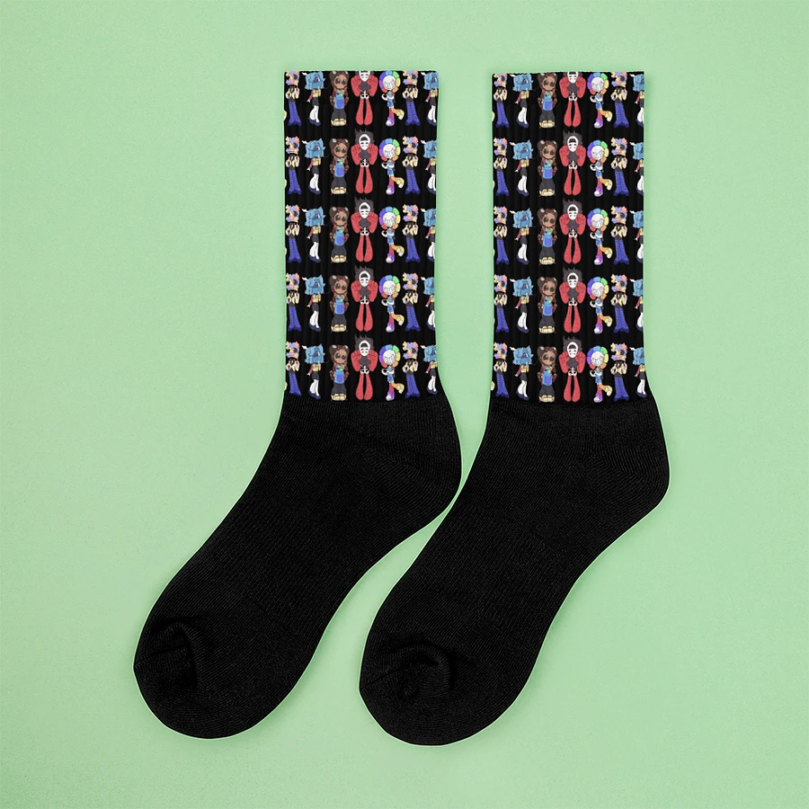 Black Group Chibi Socks product image (5)