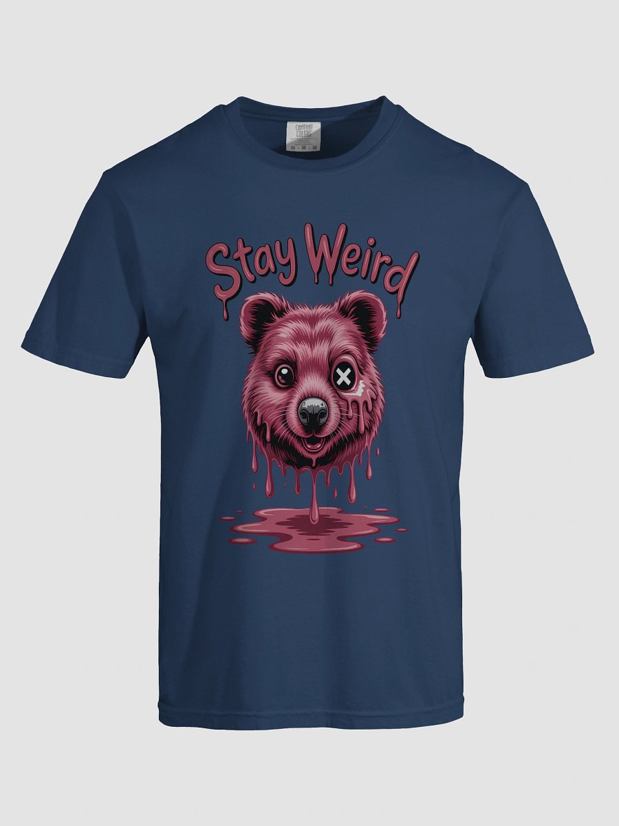 Stay Weird Creepy Cute Bear Graphic Tee product image (5)