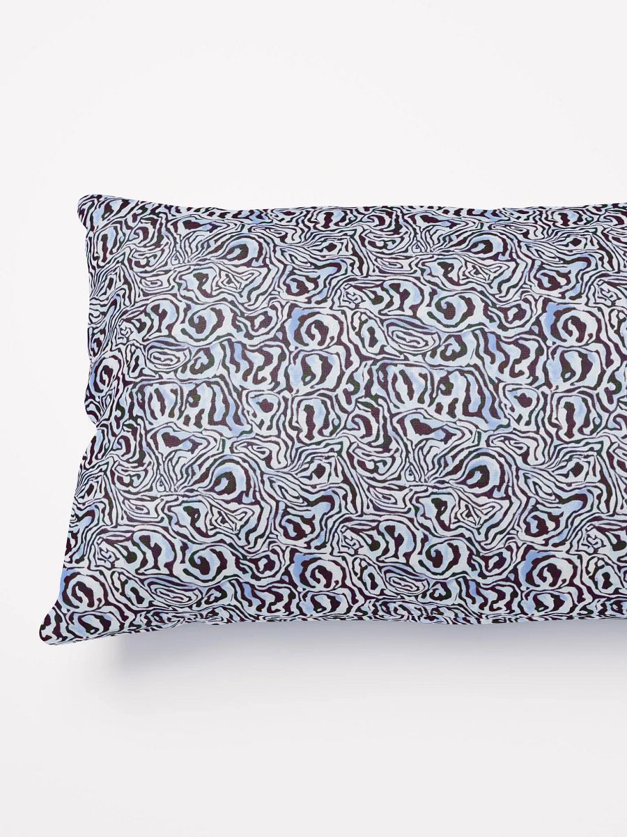 Blue Black Snake Pattern Pillow product image (9)