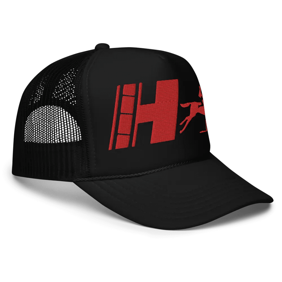 Equestrian Emblem Foam Trucker Hat product image (3)