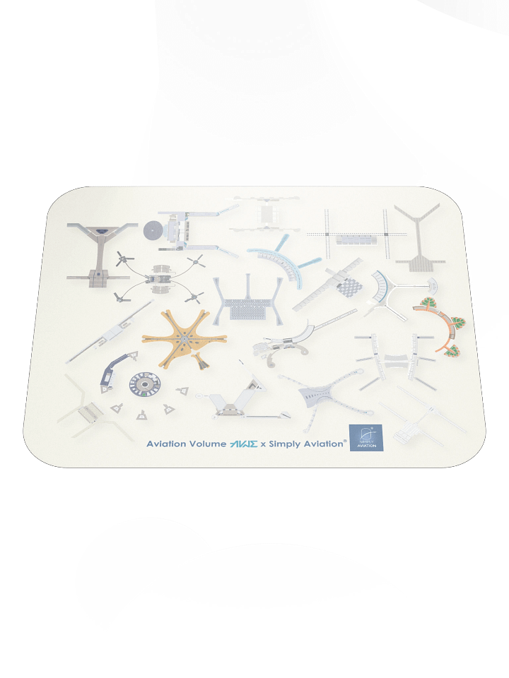 Airport Terminals - Mouse Pad Beige product image (1)