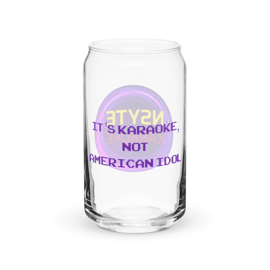 Nsyte karaoke can shaped glass product image (8)
