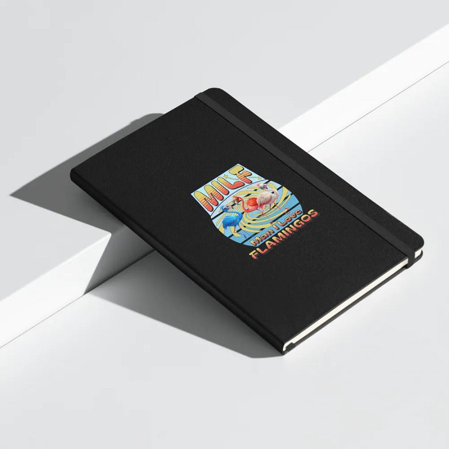 MILF Man I Love Flamingos Hardcover Bound Notebook product image (8)