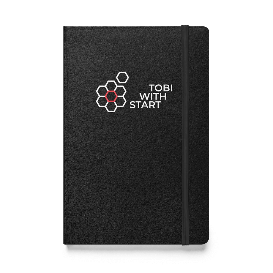 Hardcover Bound Notebook Black product image (1)