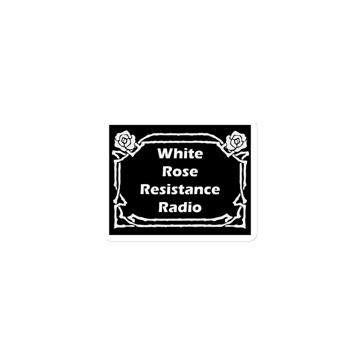 White Rose Resistance Radio Logo v2 magnet product image (1)