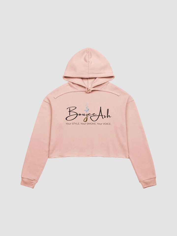Boujee Ash Tagline Crop Hoodie product image (1)