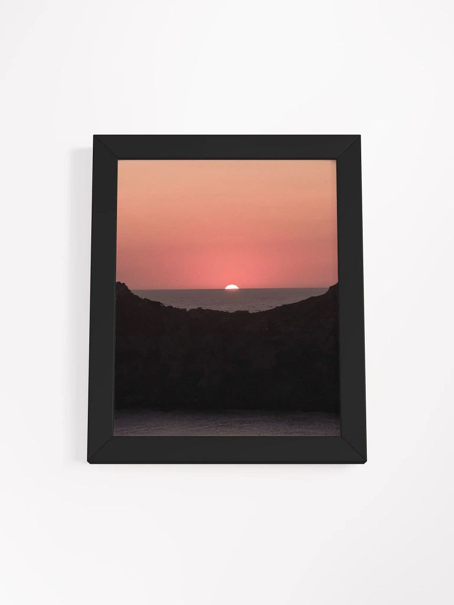 Sardegna Sunset - Framed High-Quality Matte Poster product image (1)