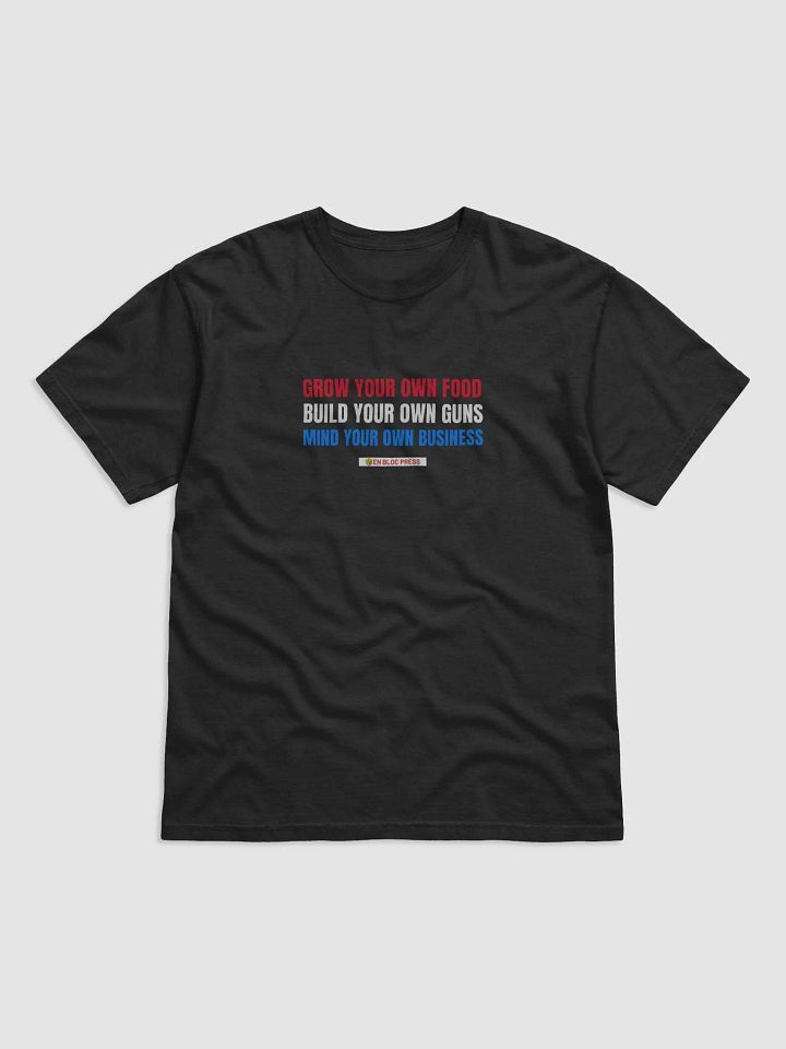 Own Food Own Guns Own Business American Colors Design product image (1)