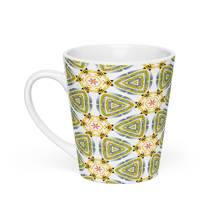 Kaleidoscopic Harmony Latte Mug product image (2)