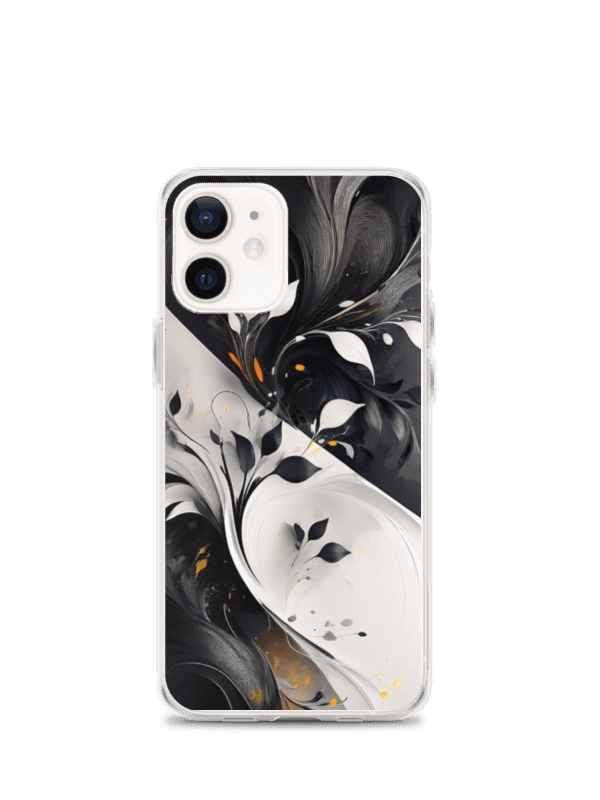 Swirling Leaves iPhone Clear Case iphone 7 to 16 product image (9)