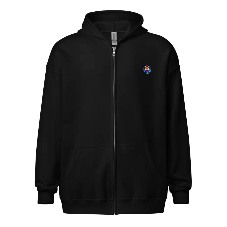 Neon CyberFox Zip Hoodie product image (2)