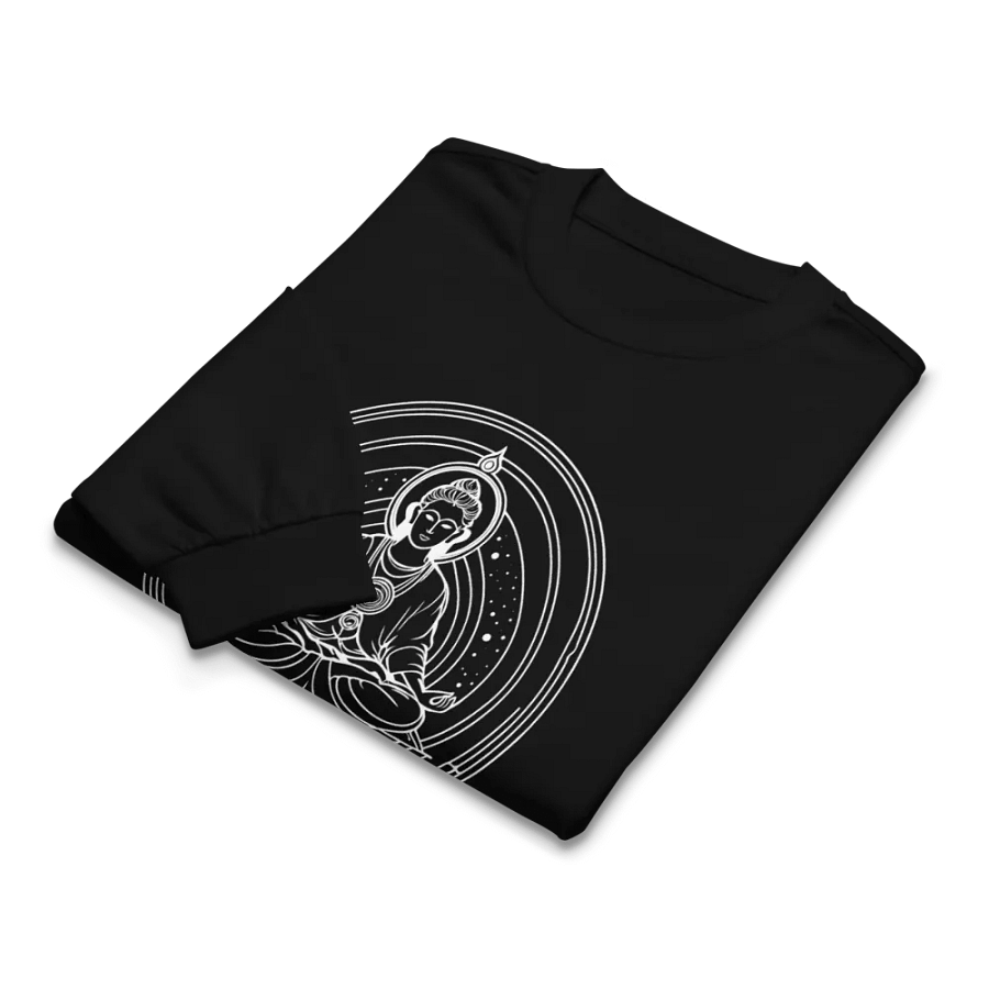 [Meditation 3 - White] - Unisex Premium Heavyweight Long Sleeve Shirt product image (7)