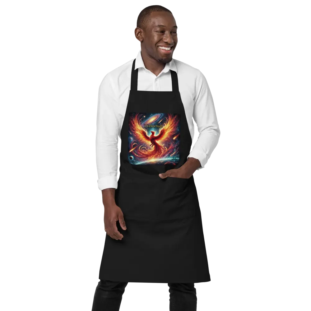 Distorted Album Cover Apron - Show Your Support - Kitchen - 100% Organic Cotton product image (1)