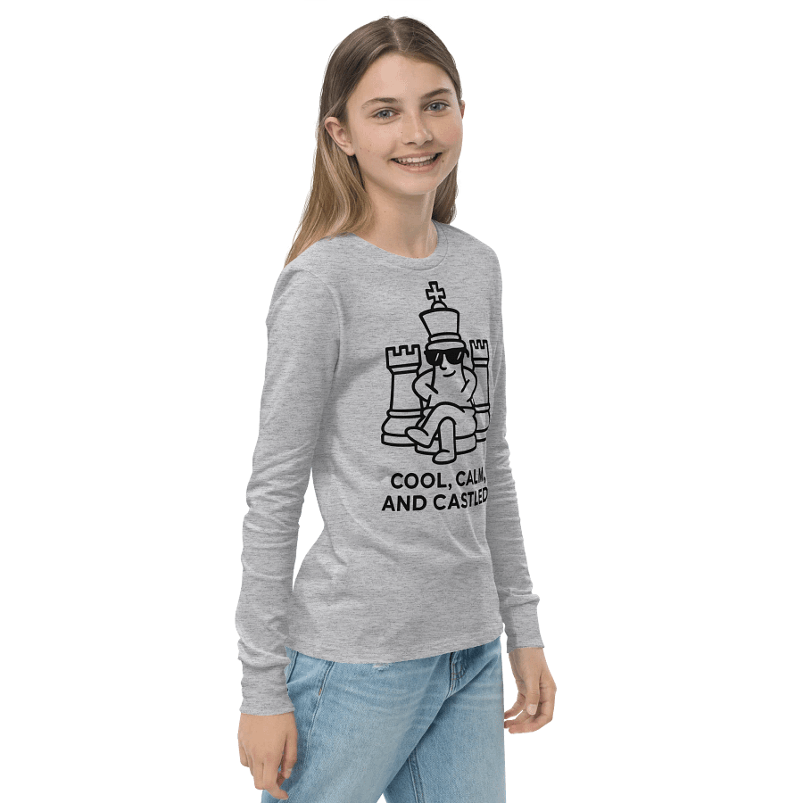 Cool, Calm, and Castled - Youth Long Sleeve T-Shirt product image (4)
