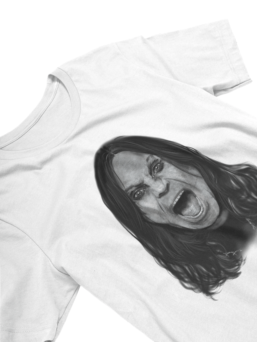 Ozzy Osbourne Tribute T-Shirt – Hand-Drawn Art by Mahi product image (3)