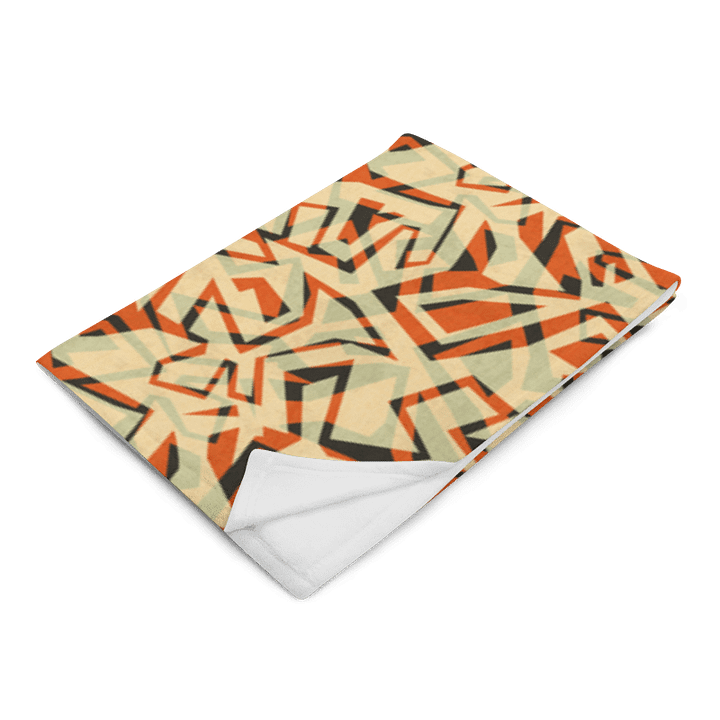 Orange Grunge | Throw Blanket product image (13)