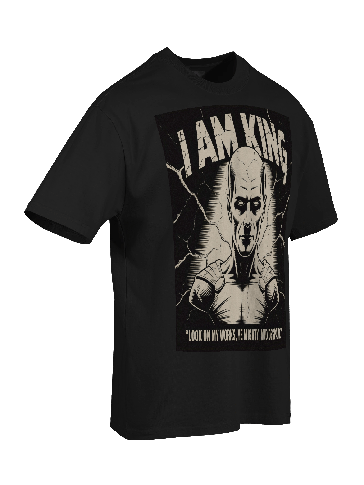 I Am King: Ozymandias Inspired Oversized Faded T-Shirt product image (8)