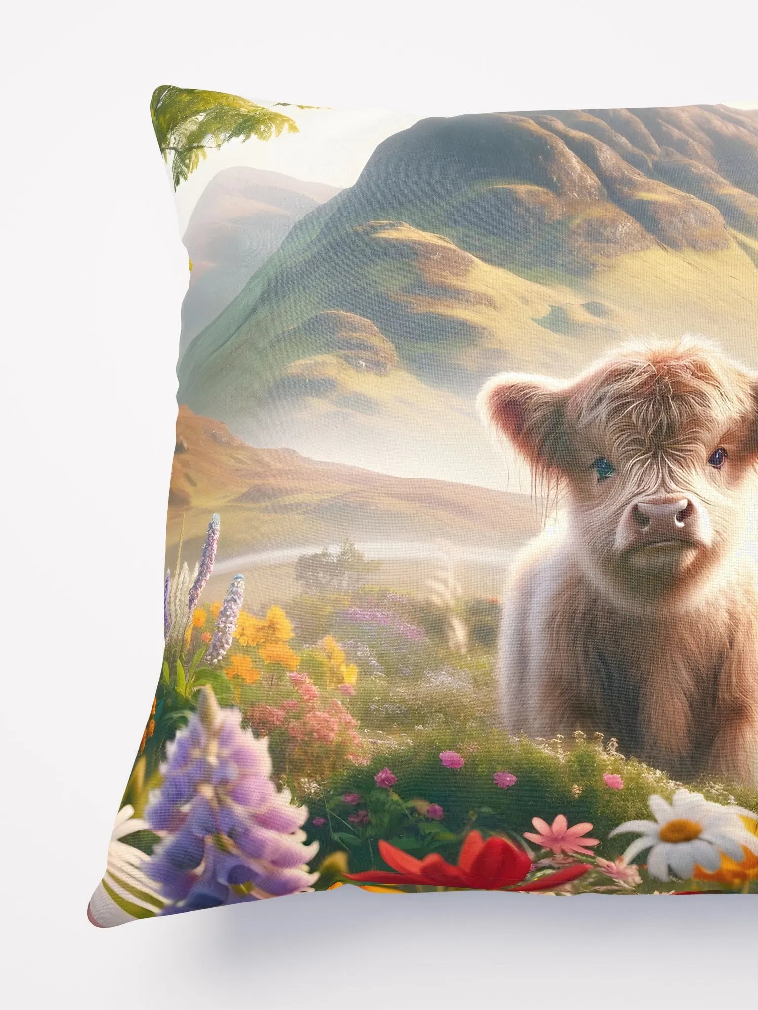 A Young Highland Cow Amongst the Wildflowers product image (6)