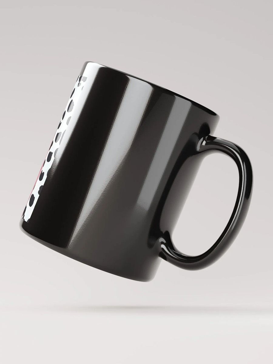 Dotted Pug Black Mug product image (3)