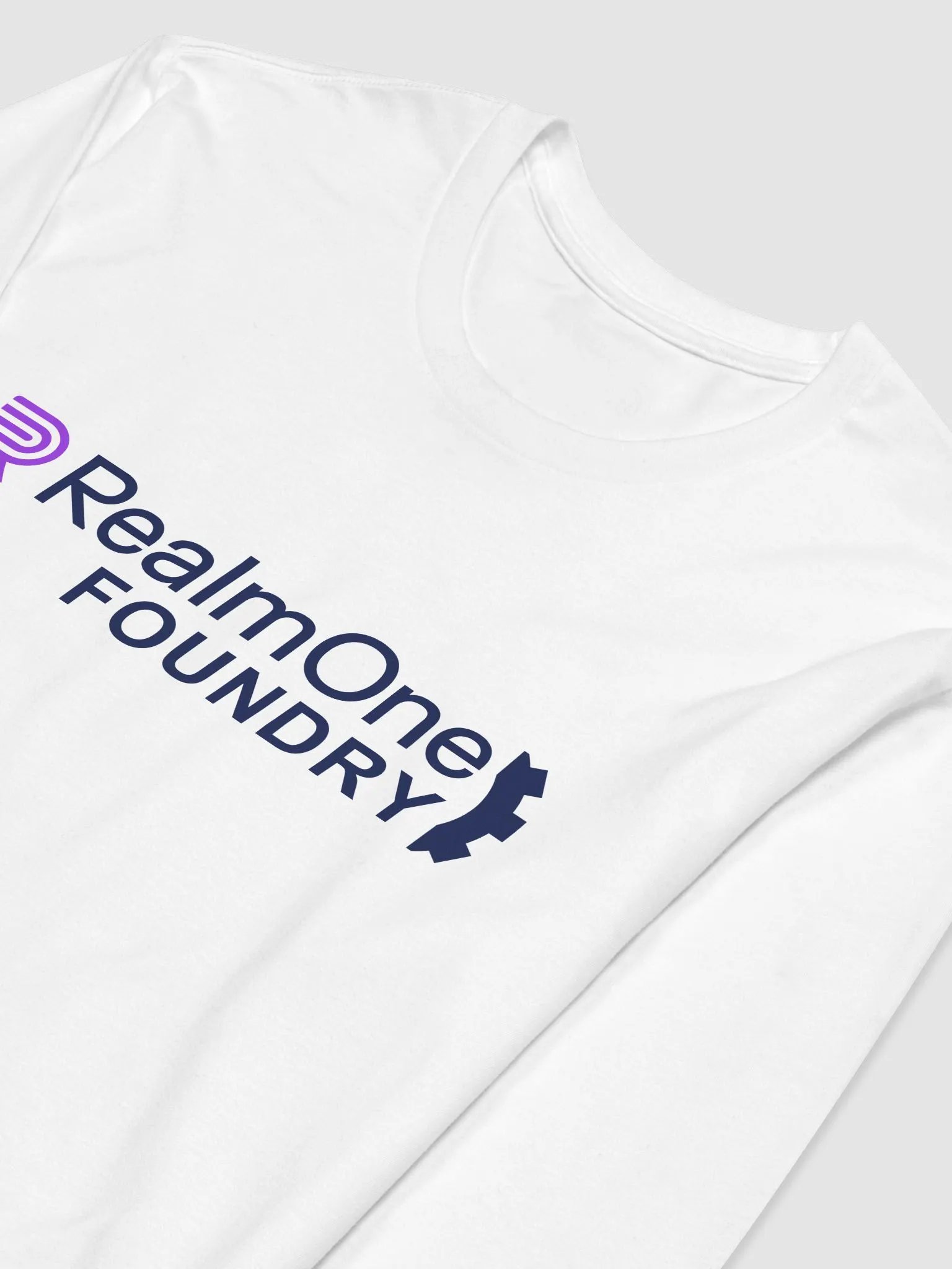 RO Next Level Unisex Foundry Innovative Long Sleeve Tee [White] product image (3)