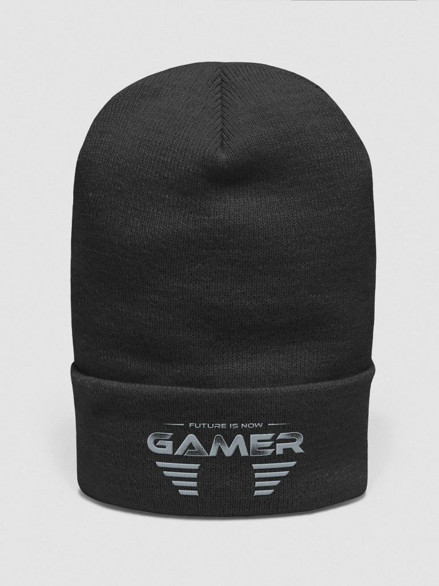 Gamer Wings Cuffed Beanie product image (3)