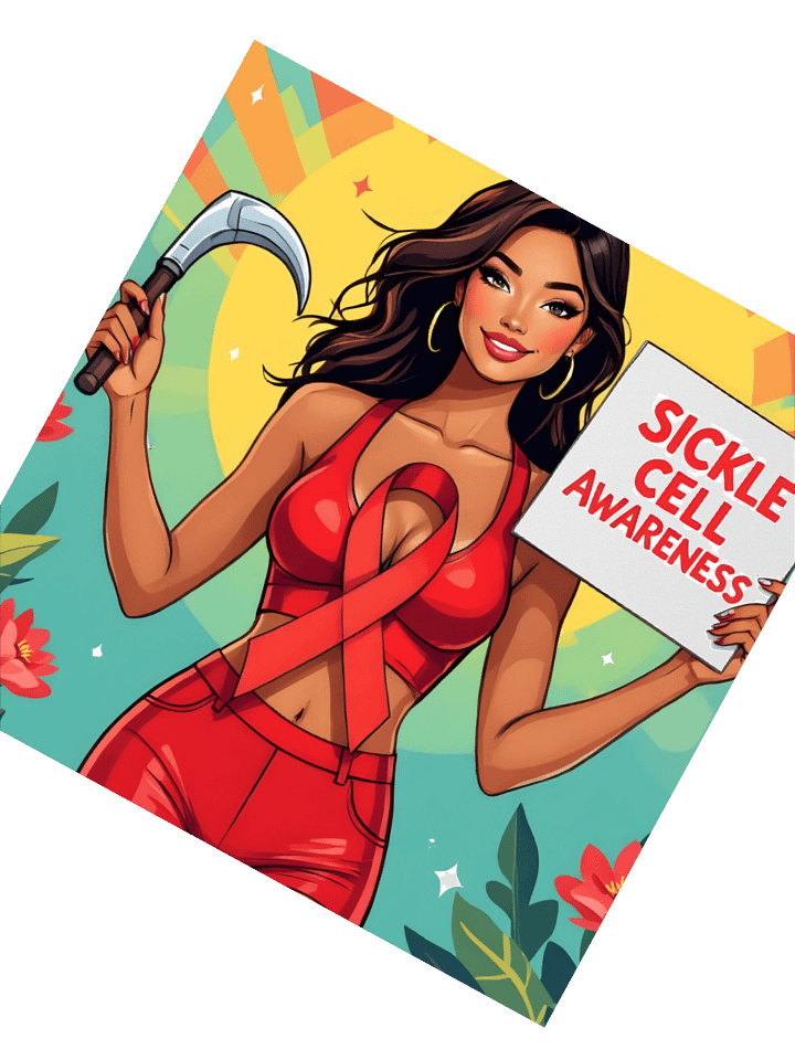 Sickle Cell Awareness Kiss Cut Stickers product image (8)