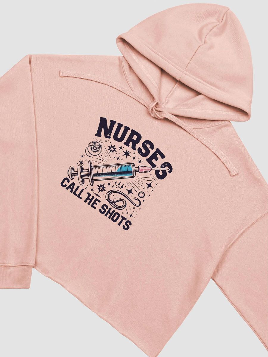 Injection empowerment, NURSES CALL THE SHOTS Crop Hoodie product image (5)