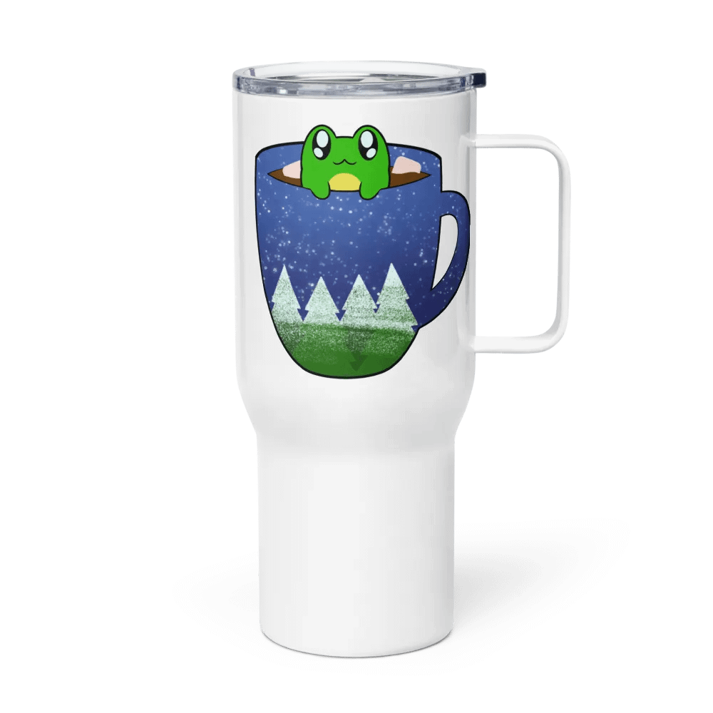 Motivational Frog Travel Mug! product image (3)