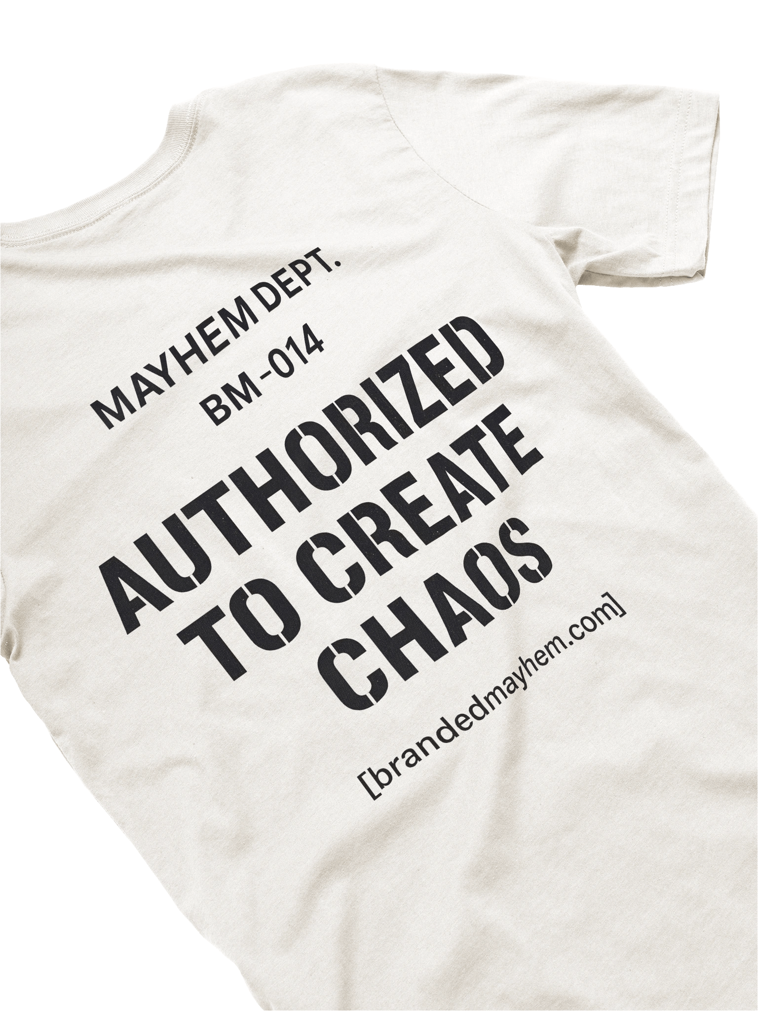 Authorized to Create Chaos Tee (Back Print) product image (4)