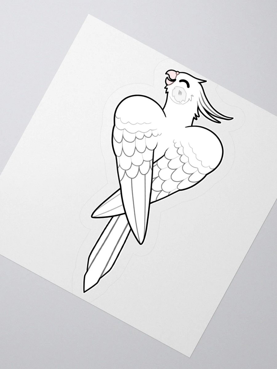 PRETTY BIRD STICKER (White) product image (9)