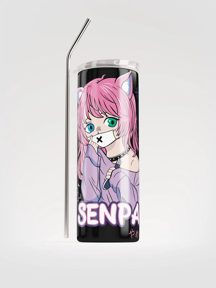 Whispering Senpai Stainless Steel Tumbler product image (1)