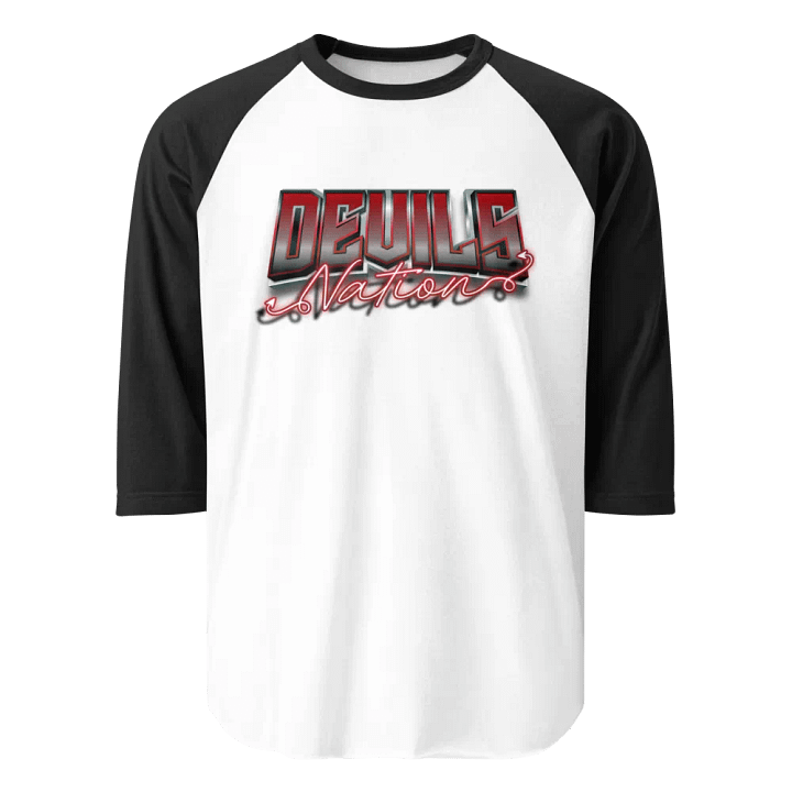 Devils Nation Retro - Tultex Fine Jersey Raglan Tee product image (7)