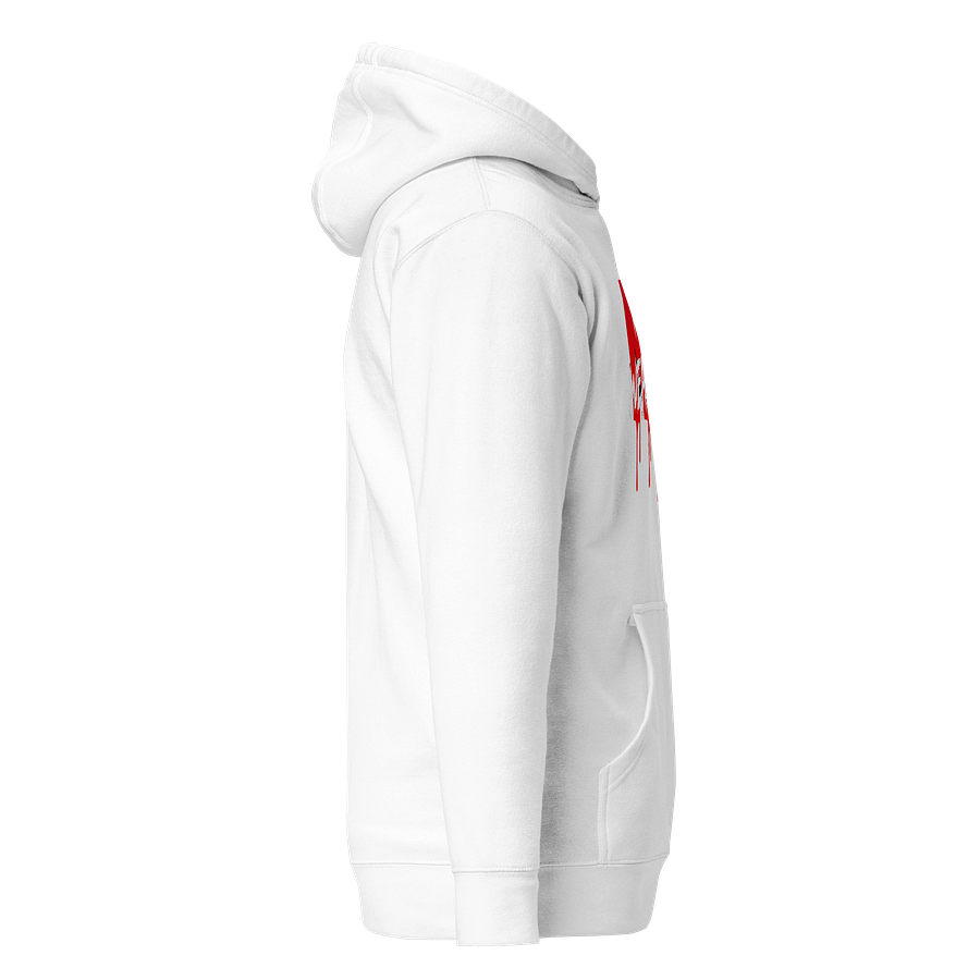 Intense Red Drip 'NO WEAKNESS' Hoodie product image (103)