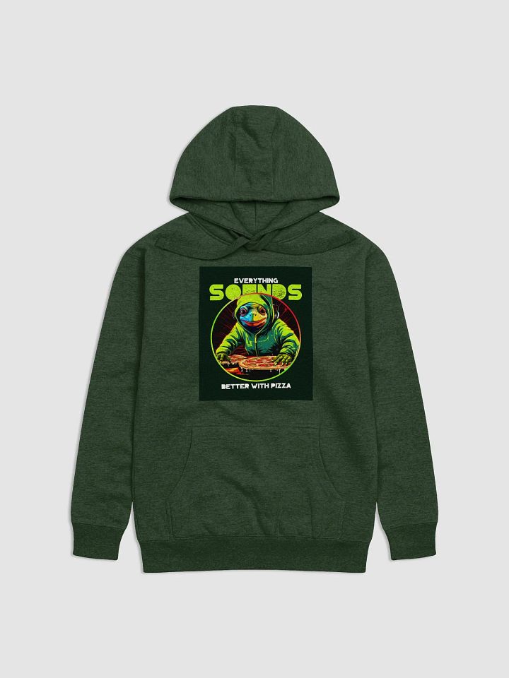 Pizza Beats Unleashed Hoodie - Ultimate Comfort and Quirky Style product image (3)