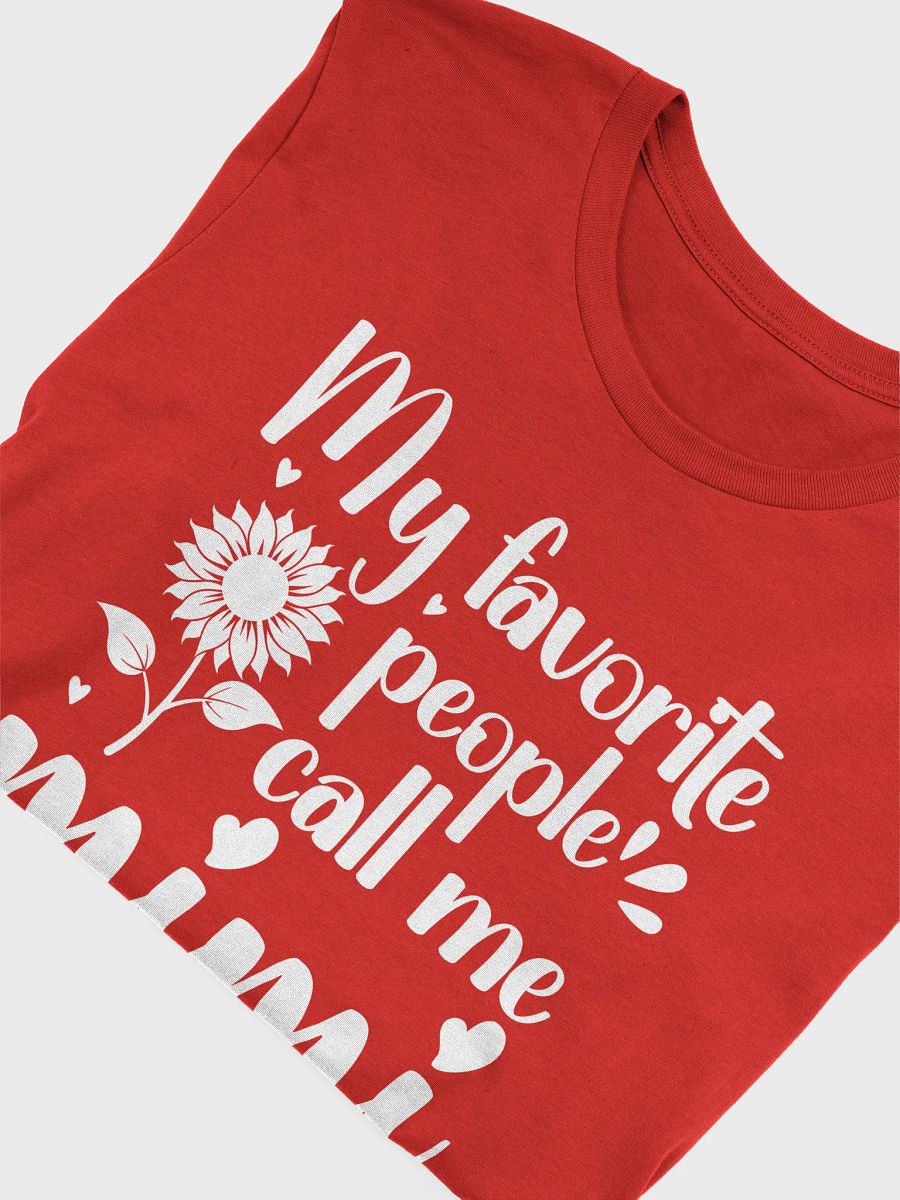 My Favorite People Call Me Mimi, Grandma Bella Canvas T-shirt product image (1)